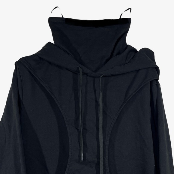 KILLSTAR Grannus Hoodie Sz XL Black Oversized Paneled Mask Goth Occult Edgy Punk - Picture 6 of 14